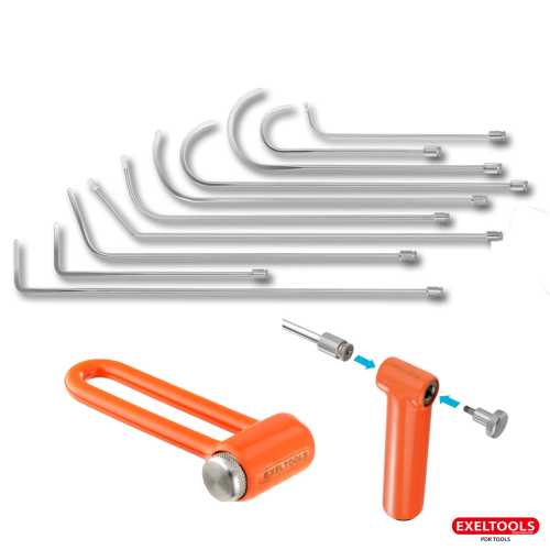 XD ADJUSTABLE HANDLE HOOK TOOLS 360° KIT